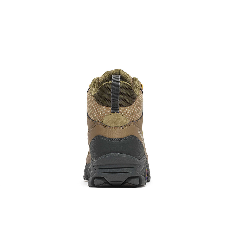 botas de caminhada de inverno impermeáveis thermo snow grip mid para homem cor cinza-escuro