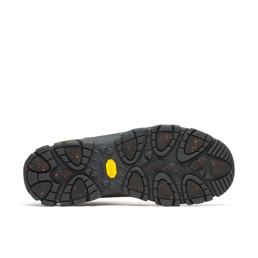 botas de caminhada de inverno impermeáveis thermo snow grip mid para homem cor cinza-escuro