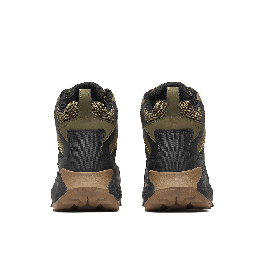 sapatos de trabalho impermeáveis moab speed 2 fx mid em fibra de carbono para homem cor oliva.