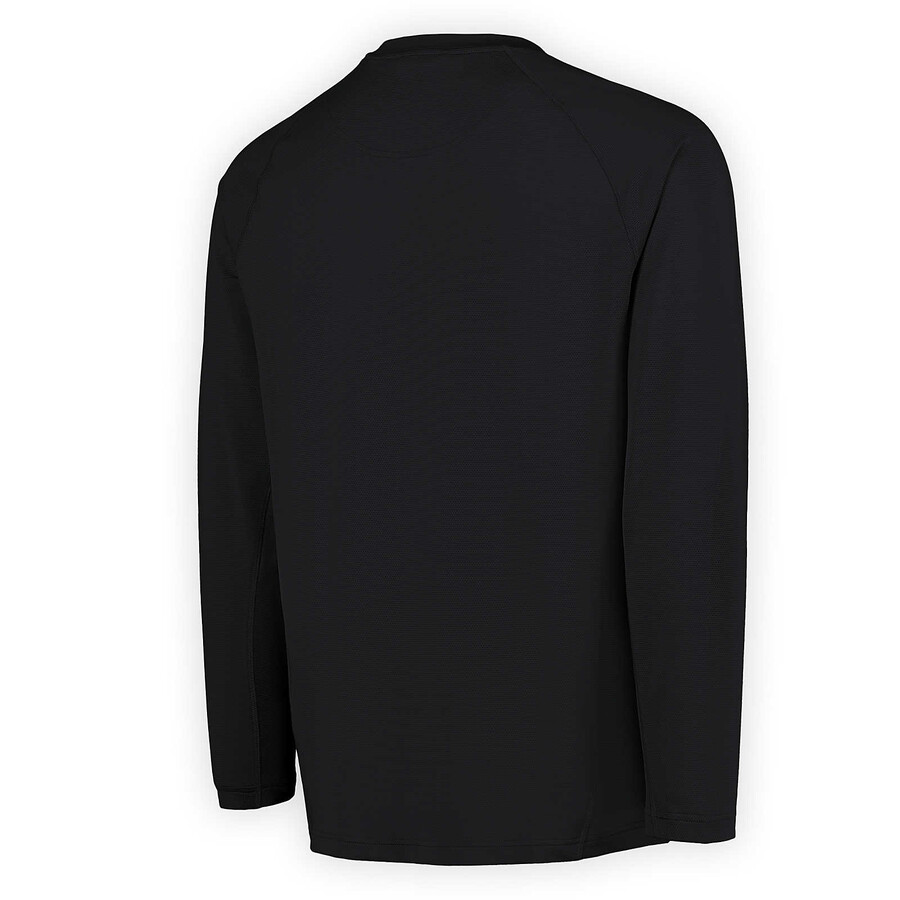 camiseta masculina de manga comprida tech - preta