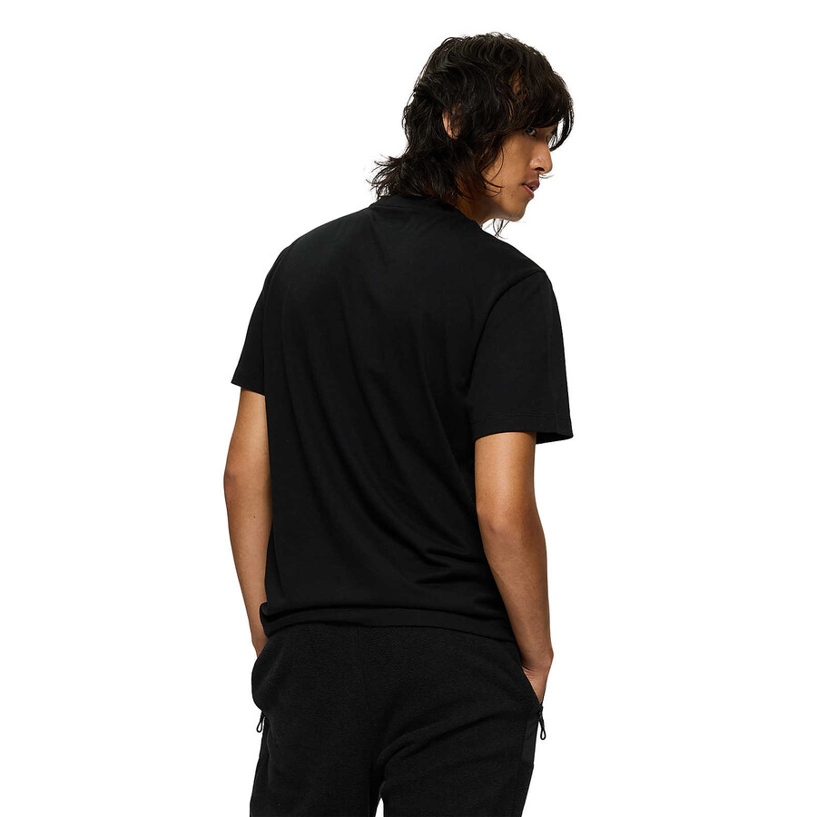 camiseta com estampa find joy - manga curta preta