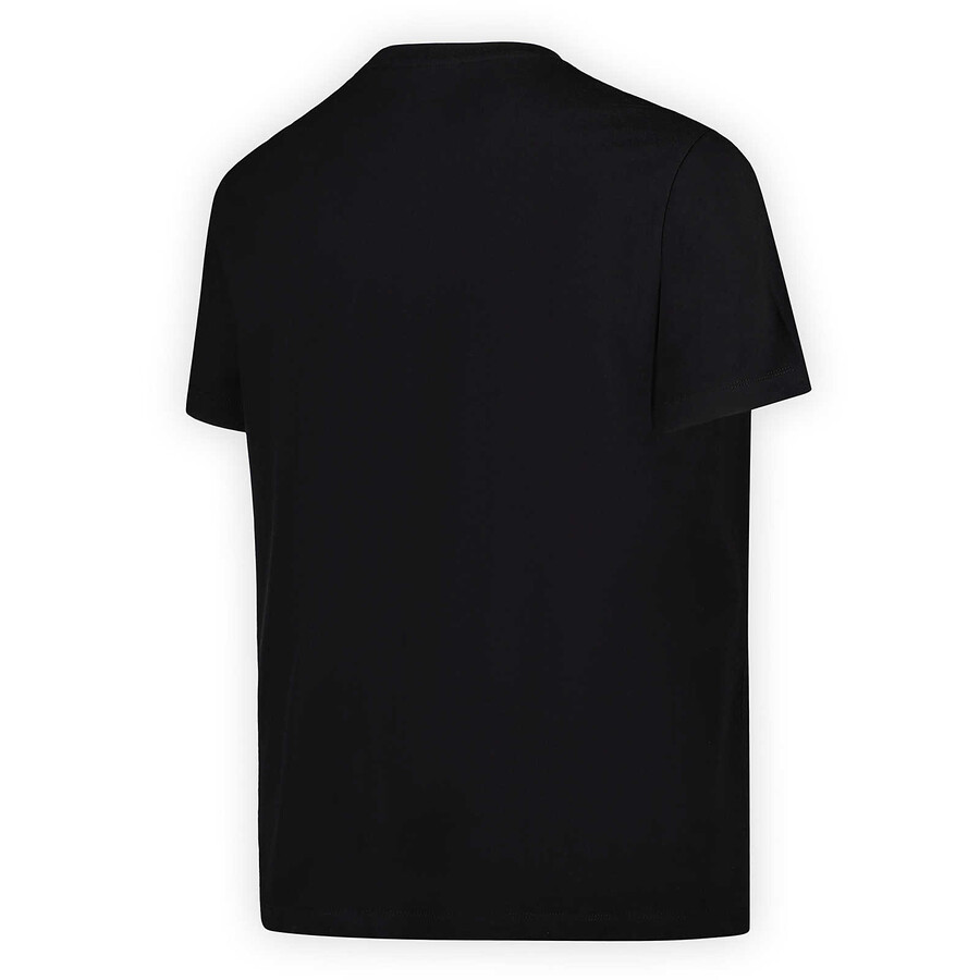 camiseta com estampa find joy - manga curta preta