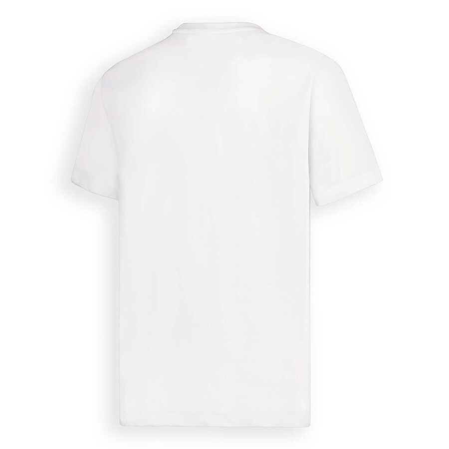 camiseta com estampa find joy - manga curta branca