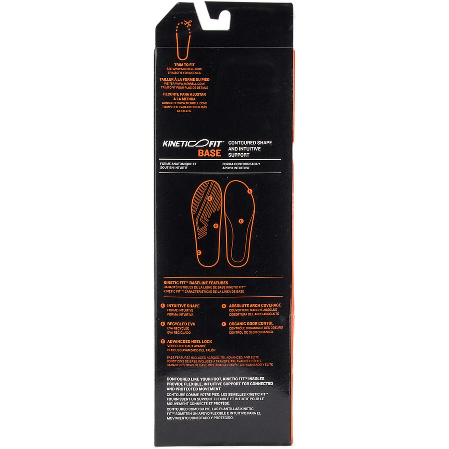 palmilha kinetic fit para homem - em malha