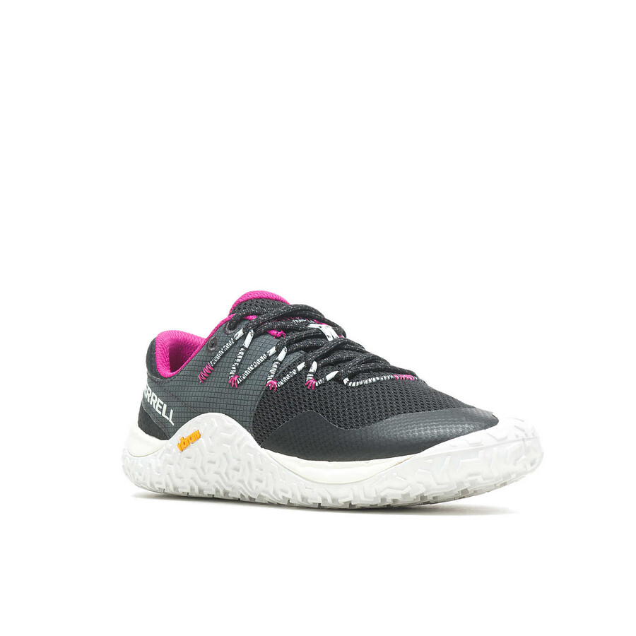 tênis barefoot feminino trail glove 7 pretobranco