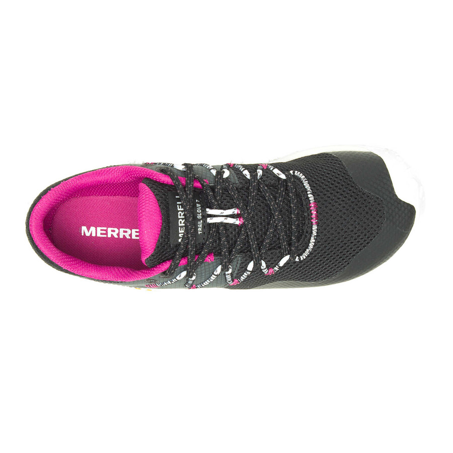 tênis barefoot feminino trail glove 7 pretobranco