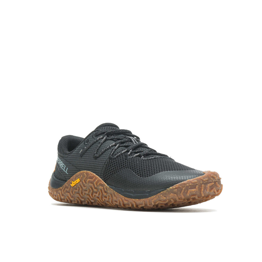 tênis feminino trail glove 7 barefoot pretogoma