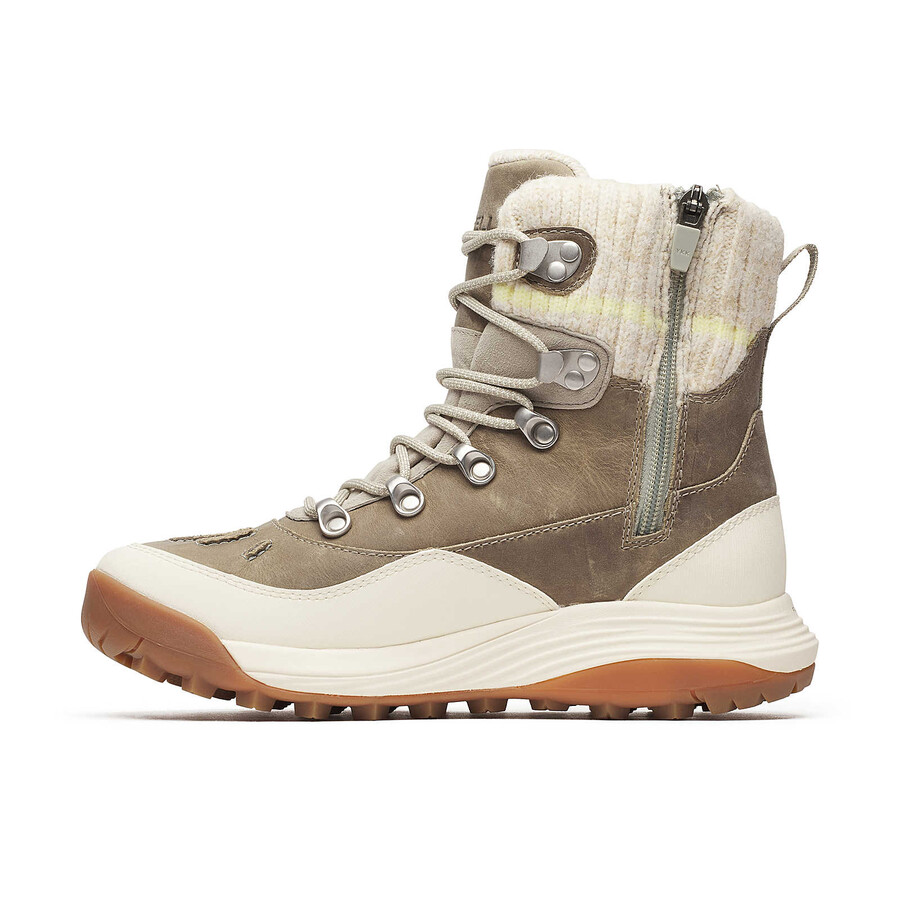 botas de caminhada de inverno impermeáveis com zíper médio siren 4 thermo para mulheres modelo diorite.