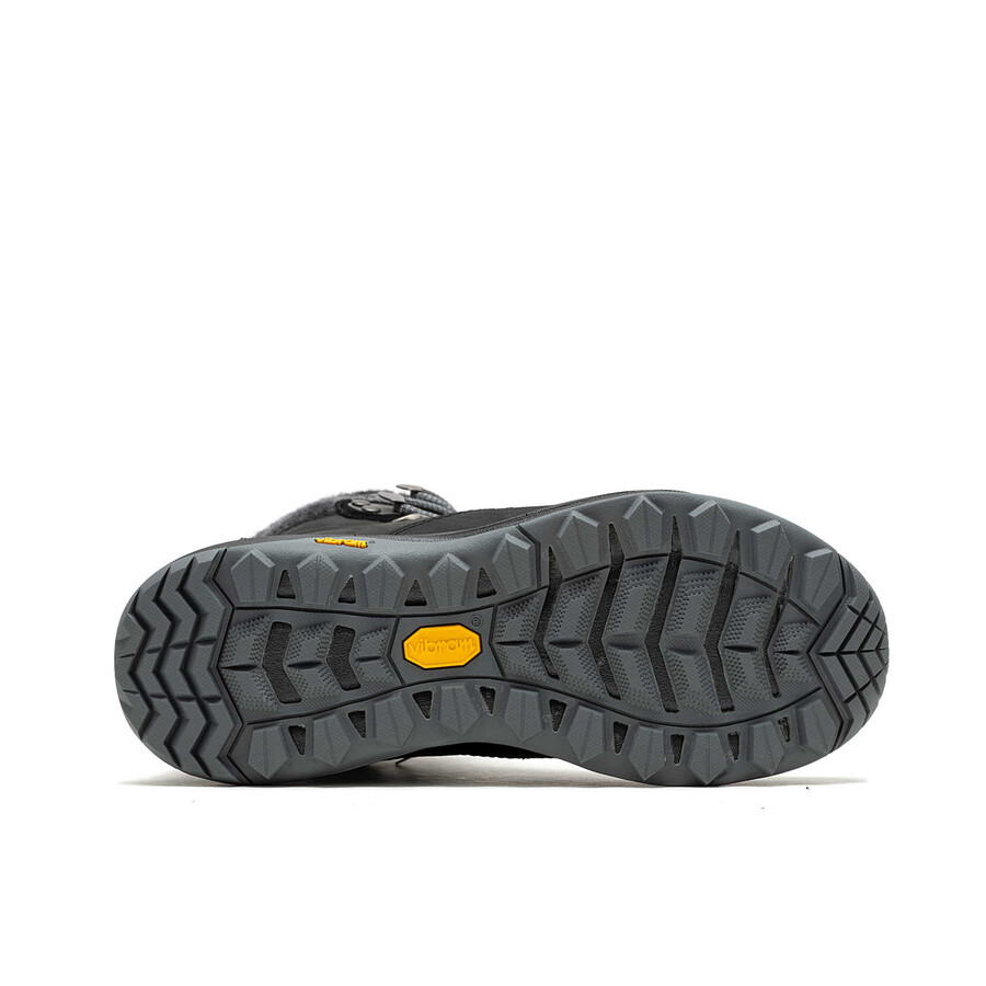 botas de caminhada de inverno impermeáveis siren 4 thermo mid zip para mulheres pretas.