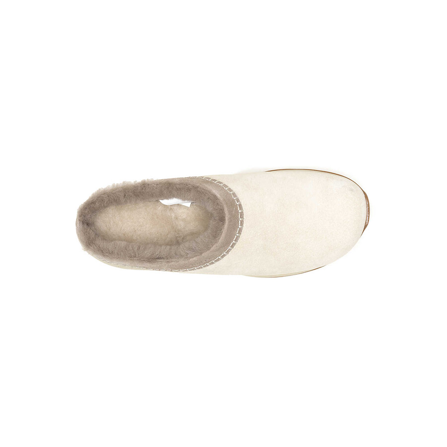 tênis feminino encore ice 5 modelo slip-on casual de inverno cor ostra.