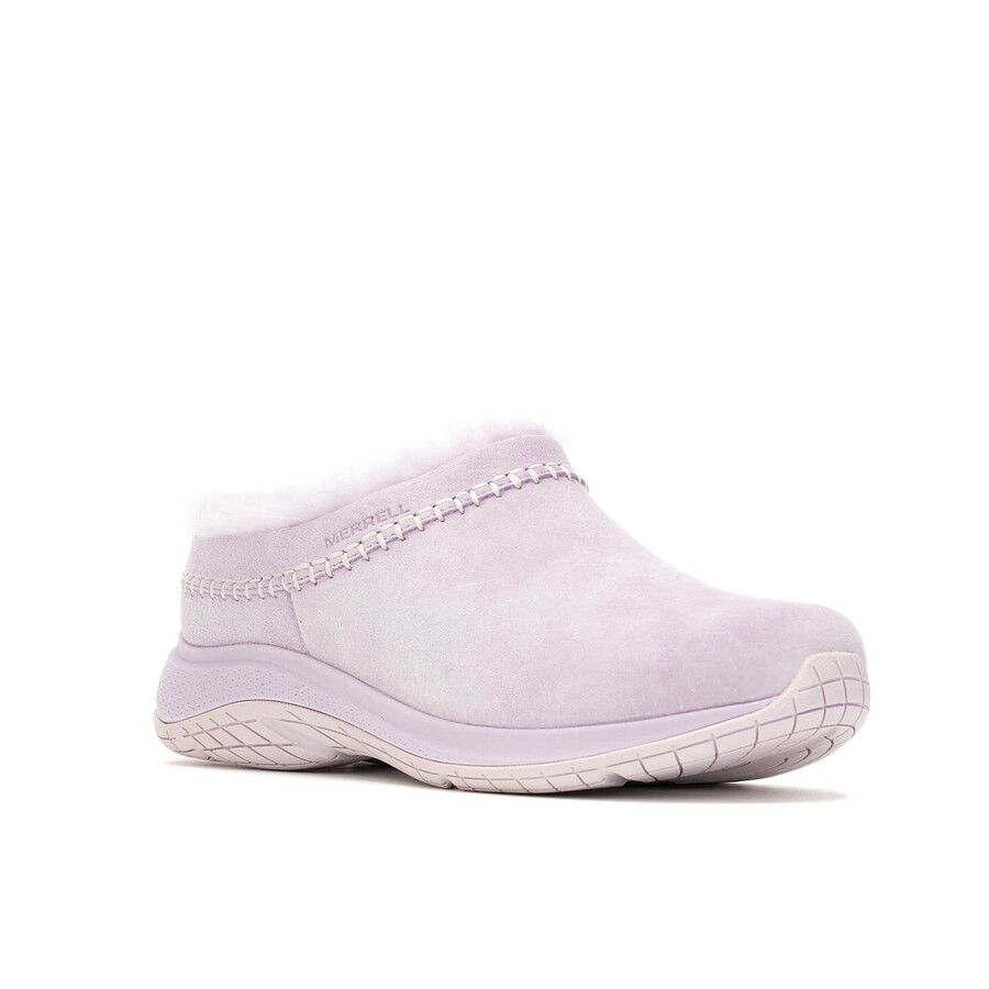 tênis feminino encore ice 5 modelo casual de inverno cor orquídea.