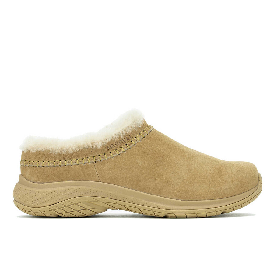tênis feminino encore ice 5 modelo casual de inverno cor bege.
