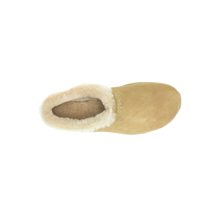 tênis feminino encore ice 5 modelo casual de inverno cor bege.