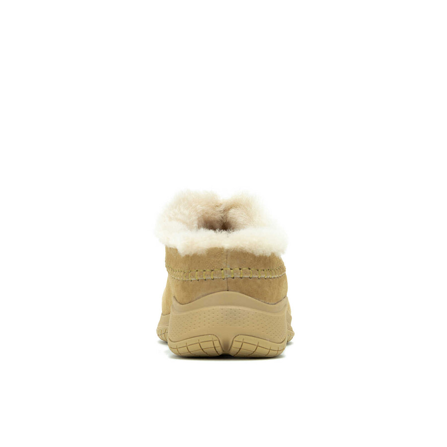 tênis feminino encore ice 5 modelo casual de inverno cor bege.