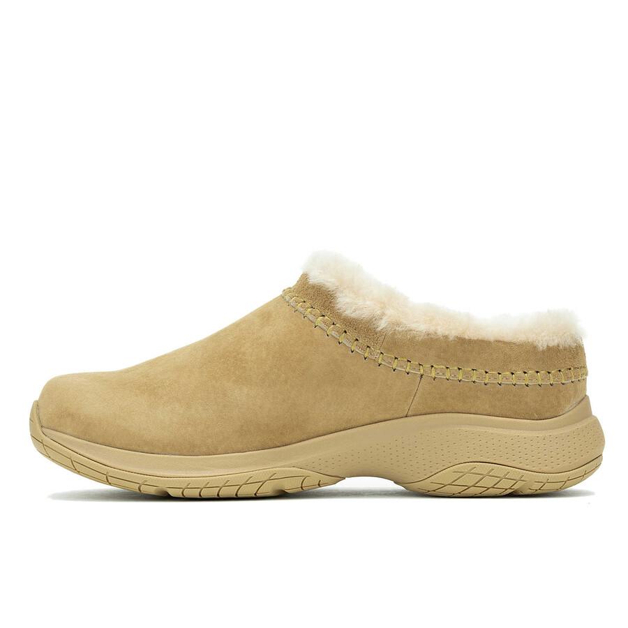 tênis feminino encore ice 5 modelo casual de inverno cor bege.