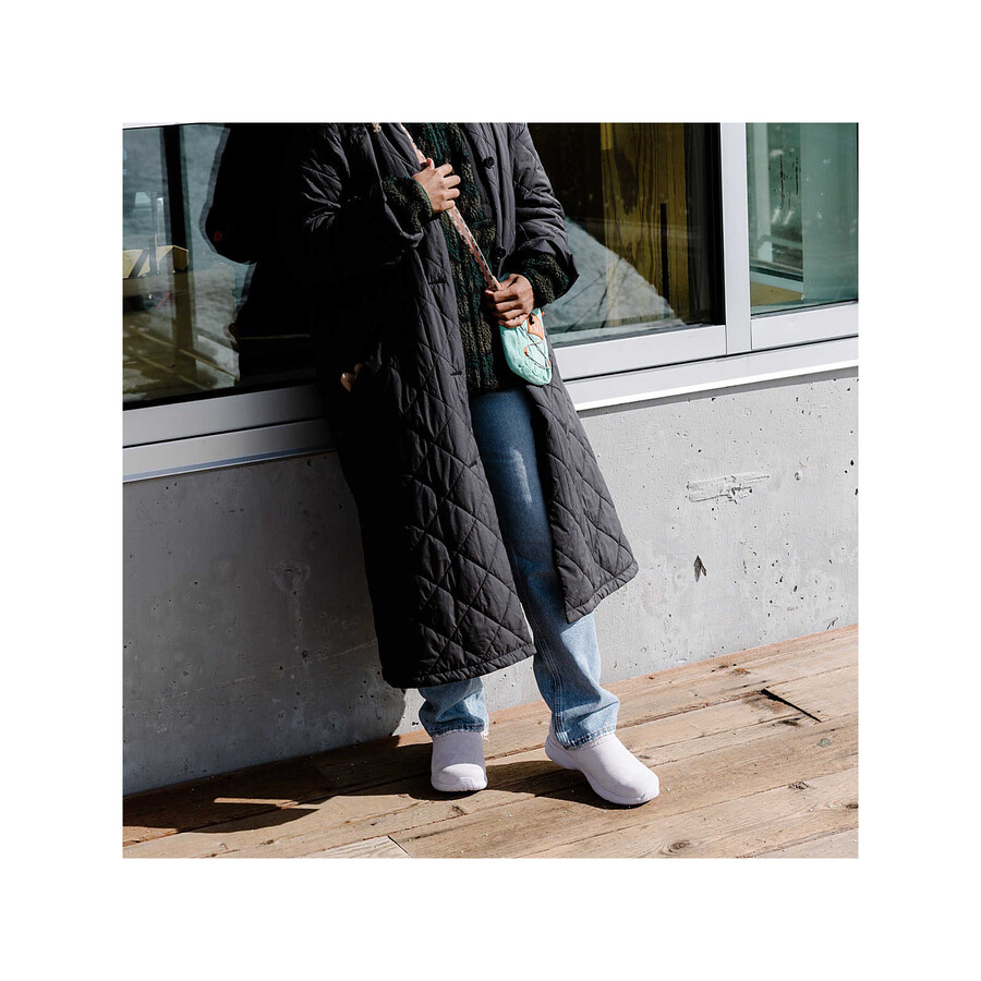 feminino - encore ice 5 largura ampla - slip ons preto