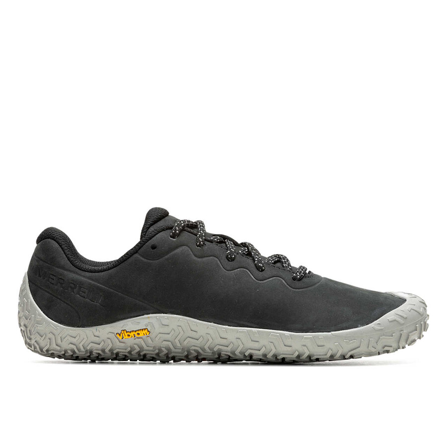 sapatos minimalistas femininos vapor glove 6 em couro preto