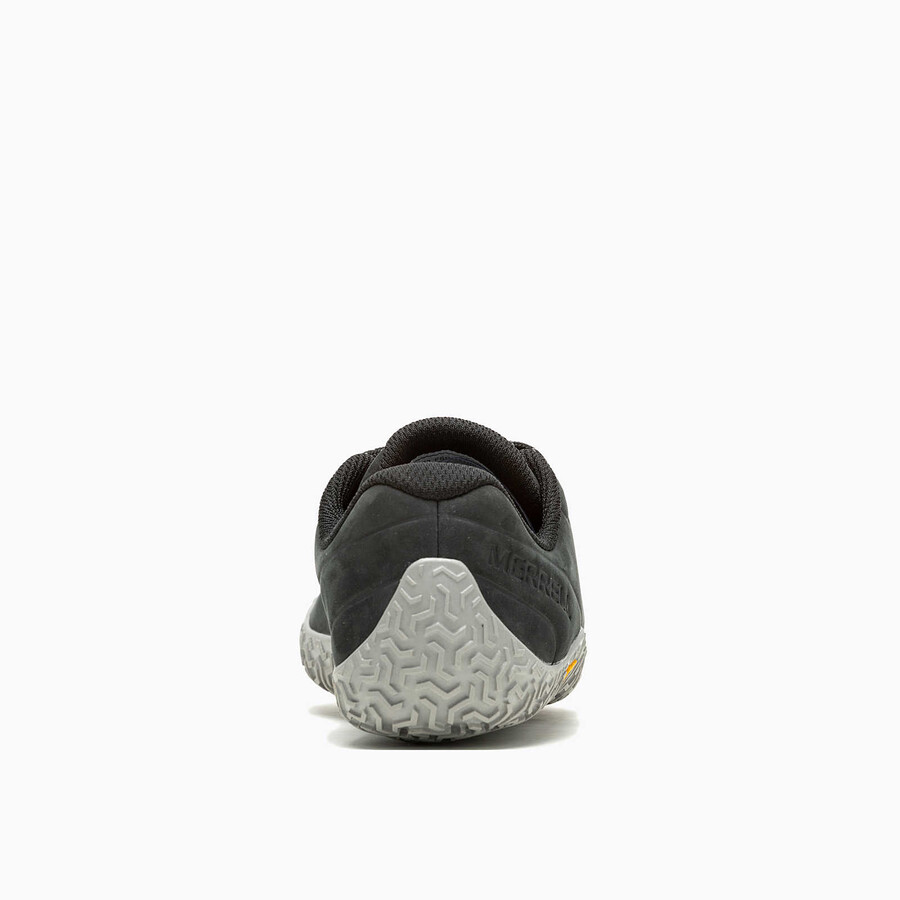 sapatos minimalistas femininos vapor glove 6 em couro preto