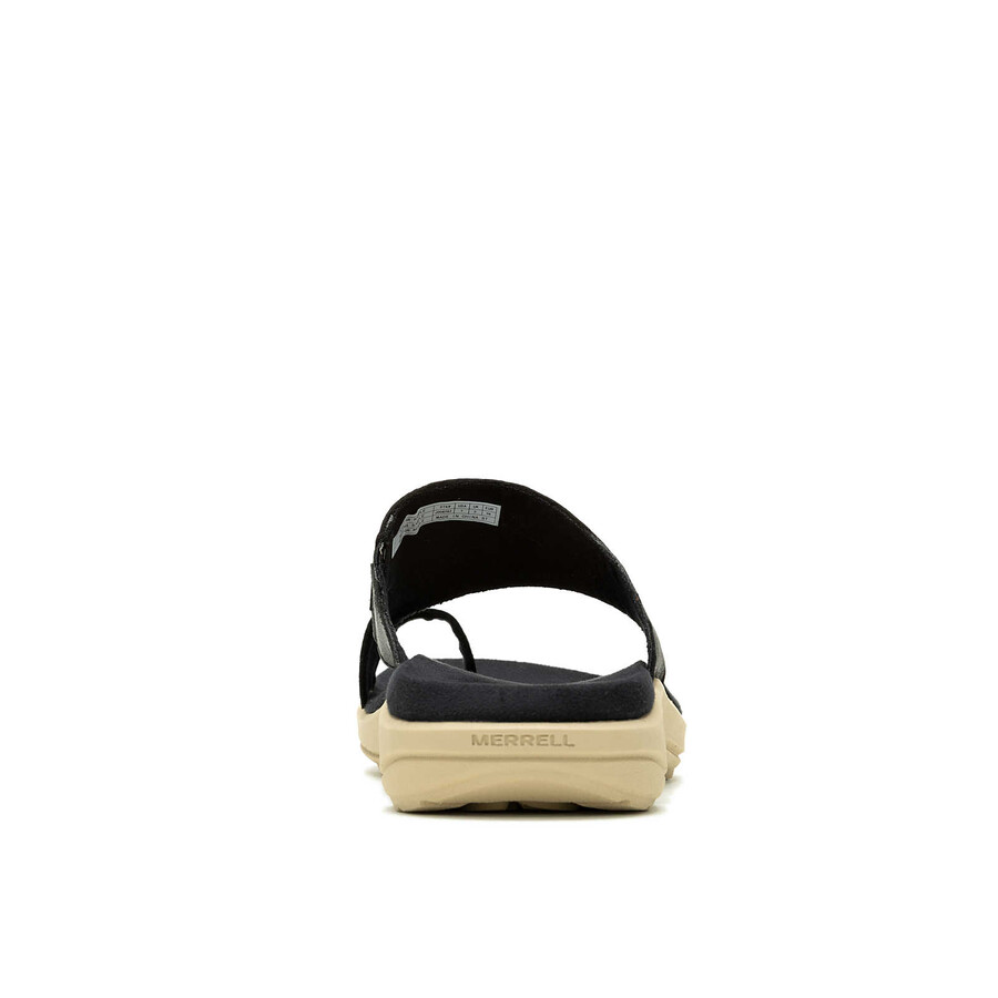 sandálias femininas district 4 luxe post wide width - pretas