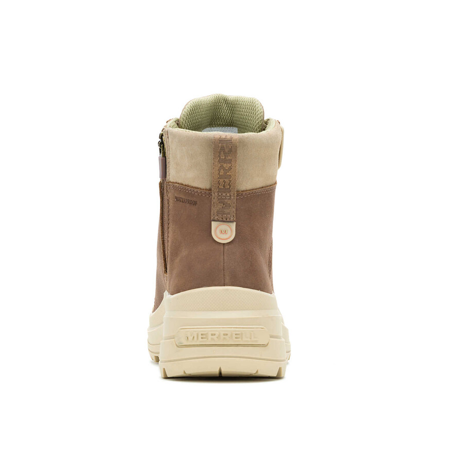 bota feminina impermeável harper lace zip - cor cáqui