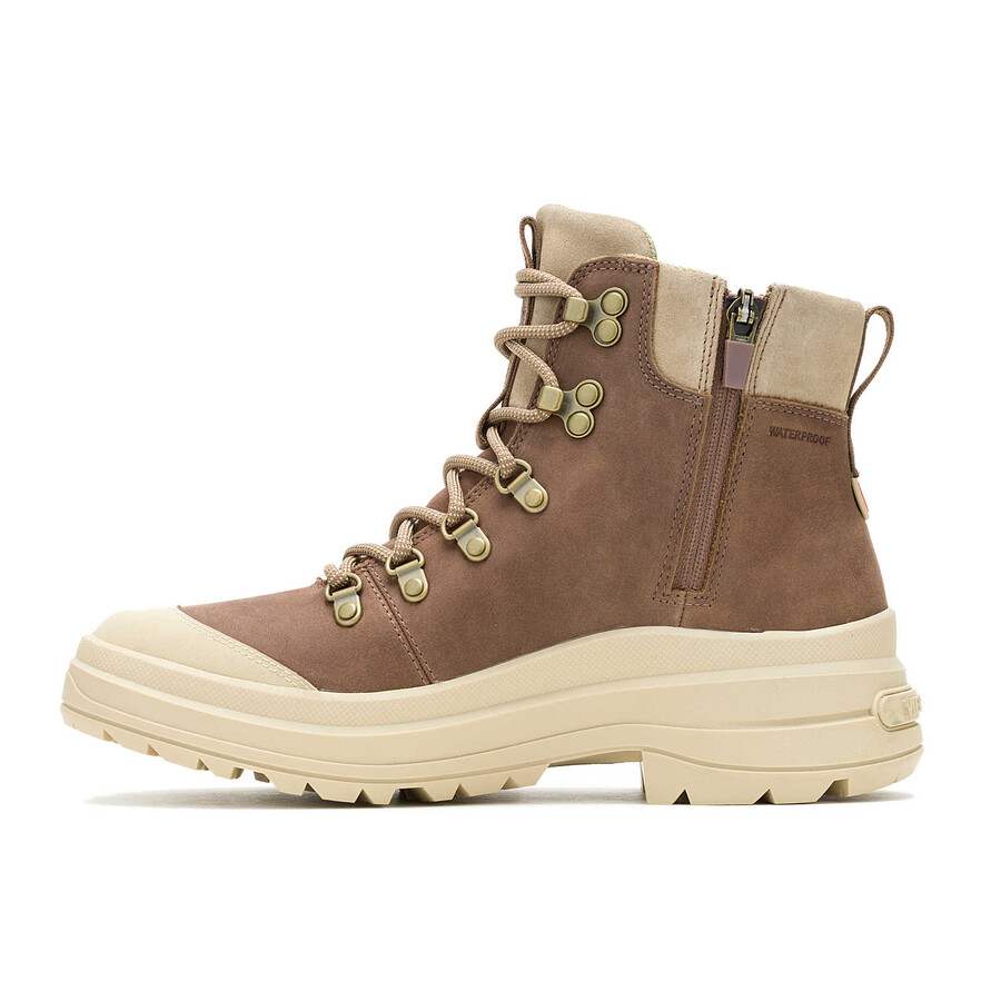 bota feminina impermeável harper lace zip - cor cáqui