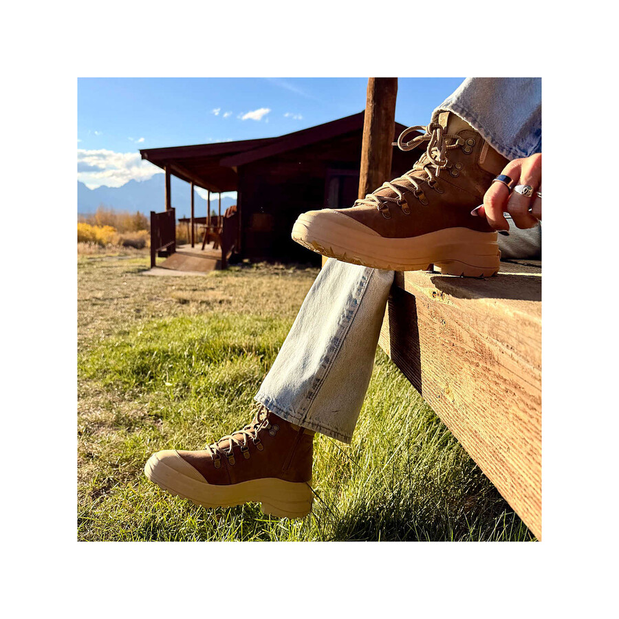 bota feminina impermeável harper lace zip - cor cáqui
