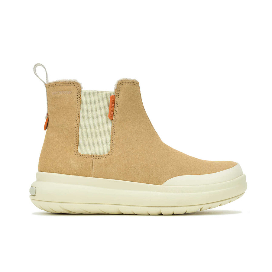 feminino - marquette thermo pull on impermeável - bege médio
