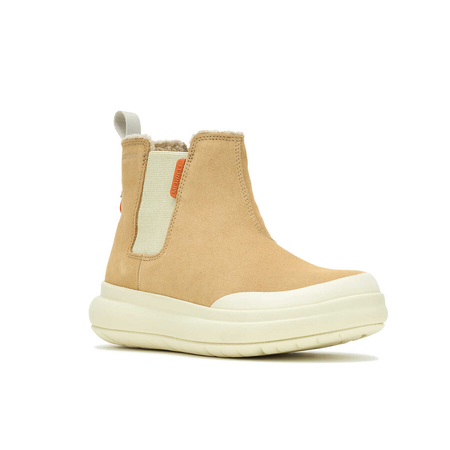 feminino - marquette thermo pull on impermeável - bege médio