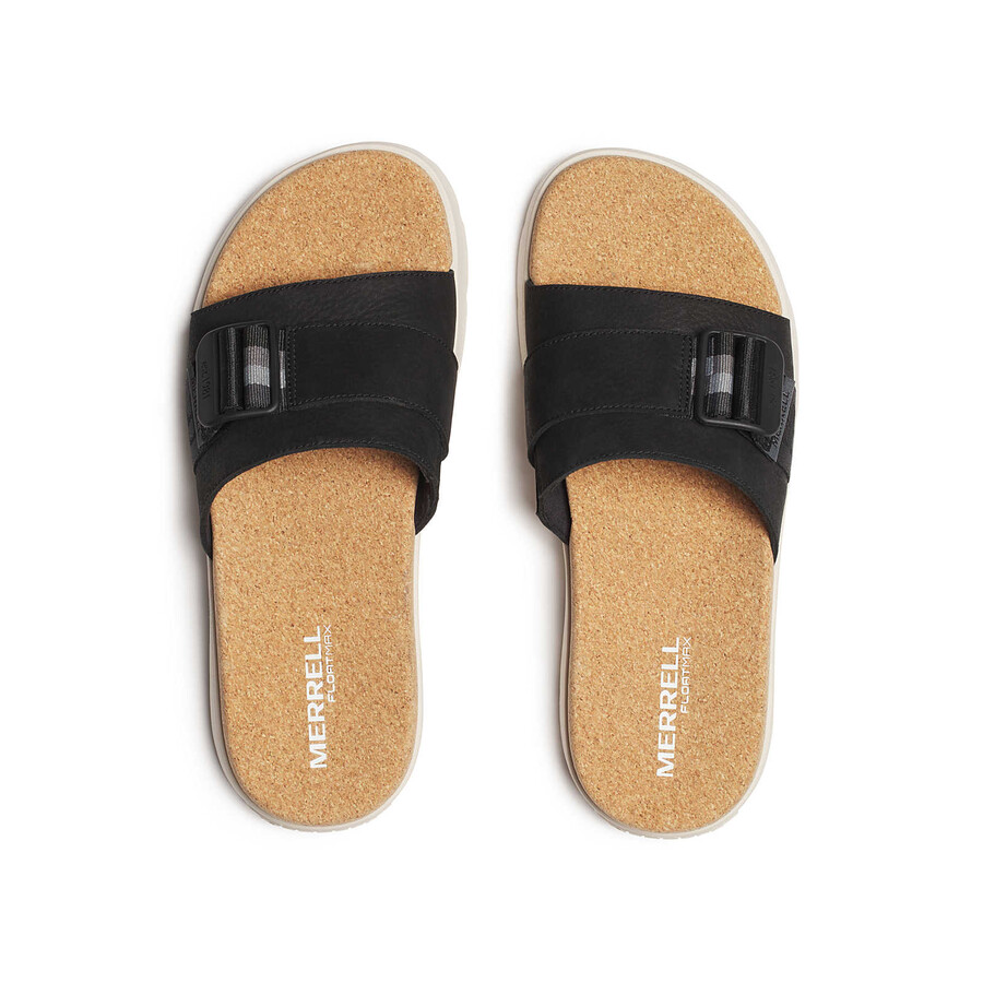sandálias femininas fleur slide - pretas