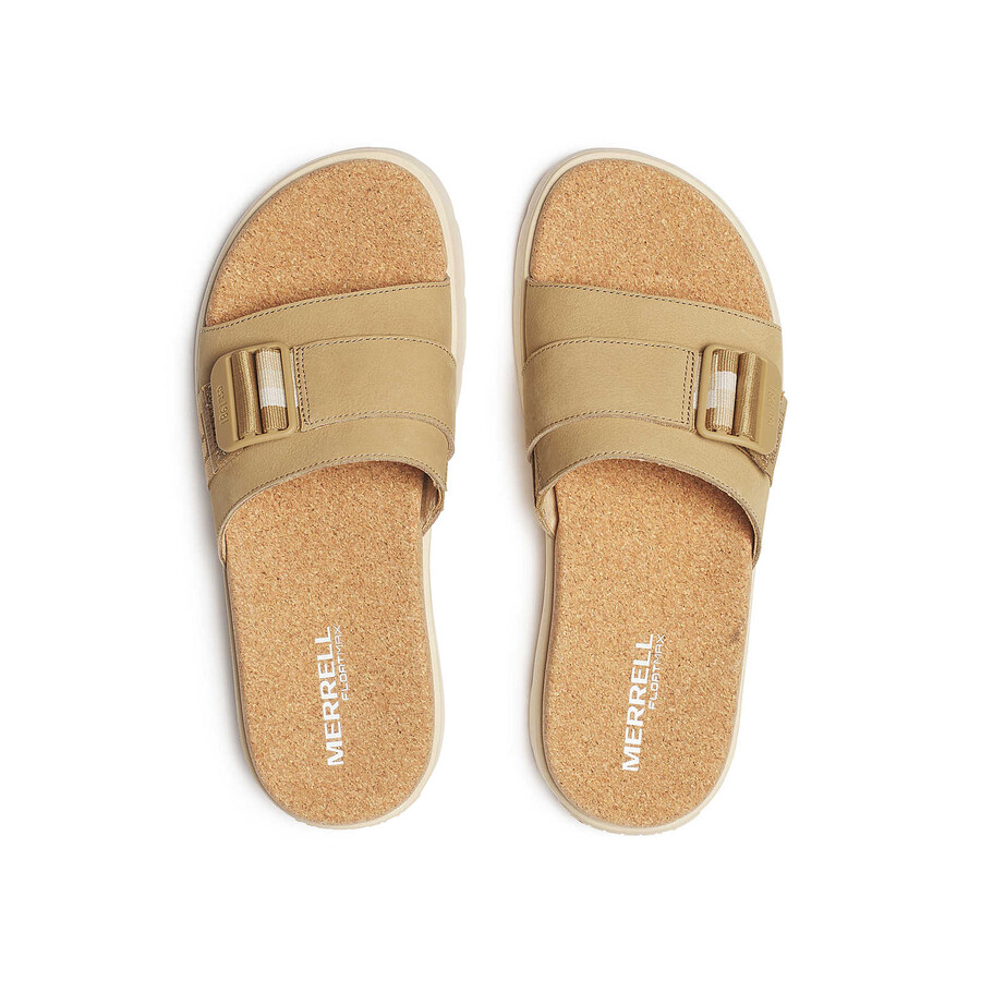 sandálias femininas fleur slide - cor castor