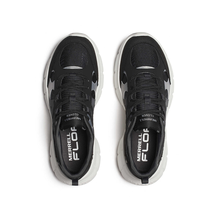 tênis feminino clover tech - cano baixo pretobranco