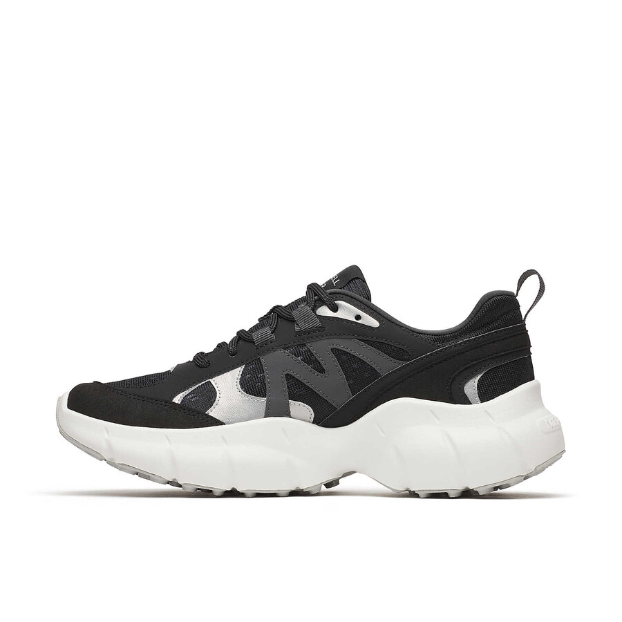 tênis feminino clover tech - cano baixo pretobranco