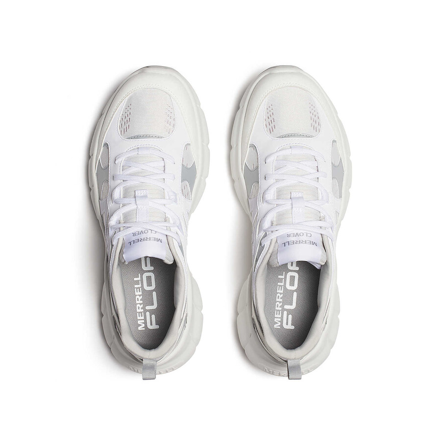 tênis feminino clover tech - cano baixo branco