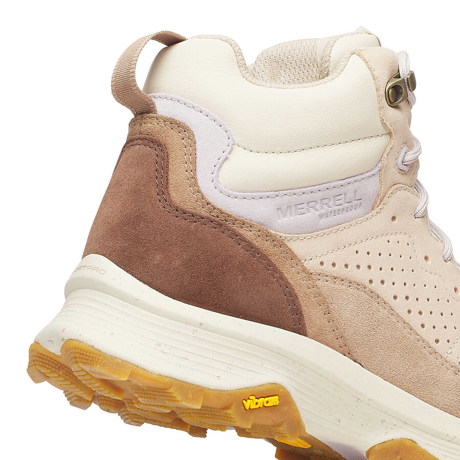 botas femininas speed solo mxd mid impermeáveis - estuque
