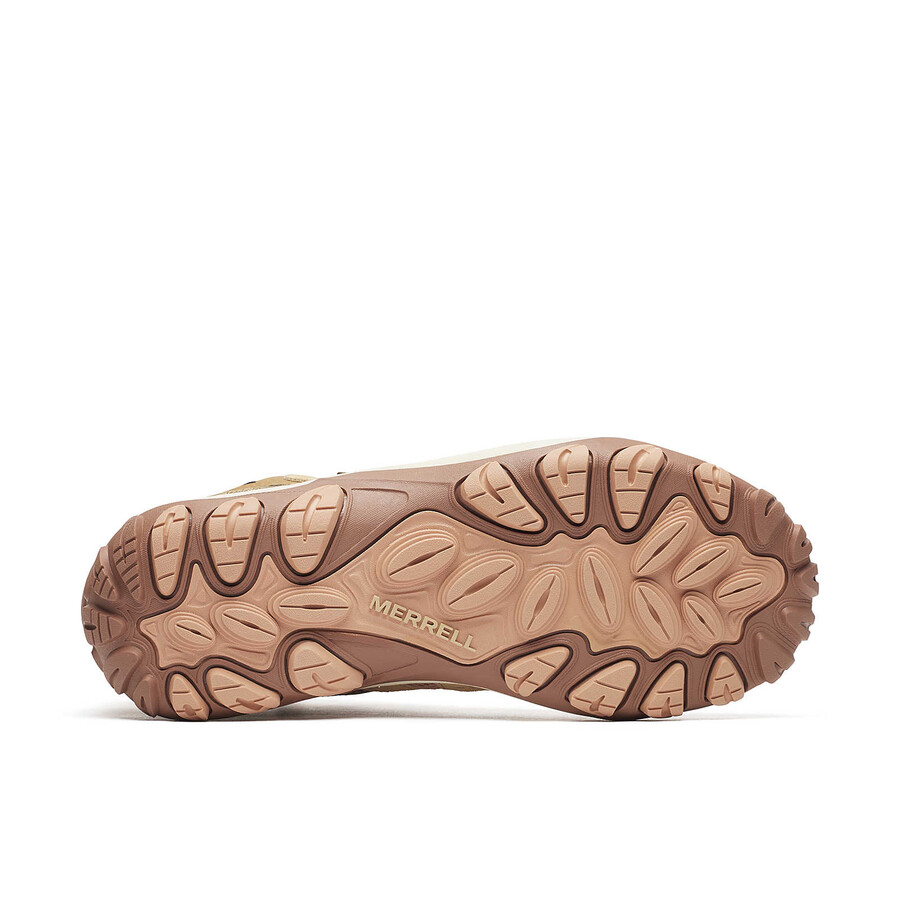 bota feminina accentor 3 mid à prova dágua - cor bege rosa