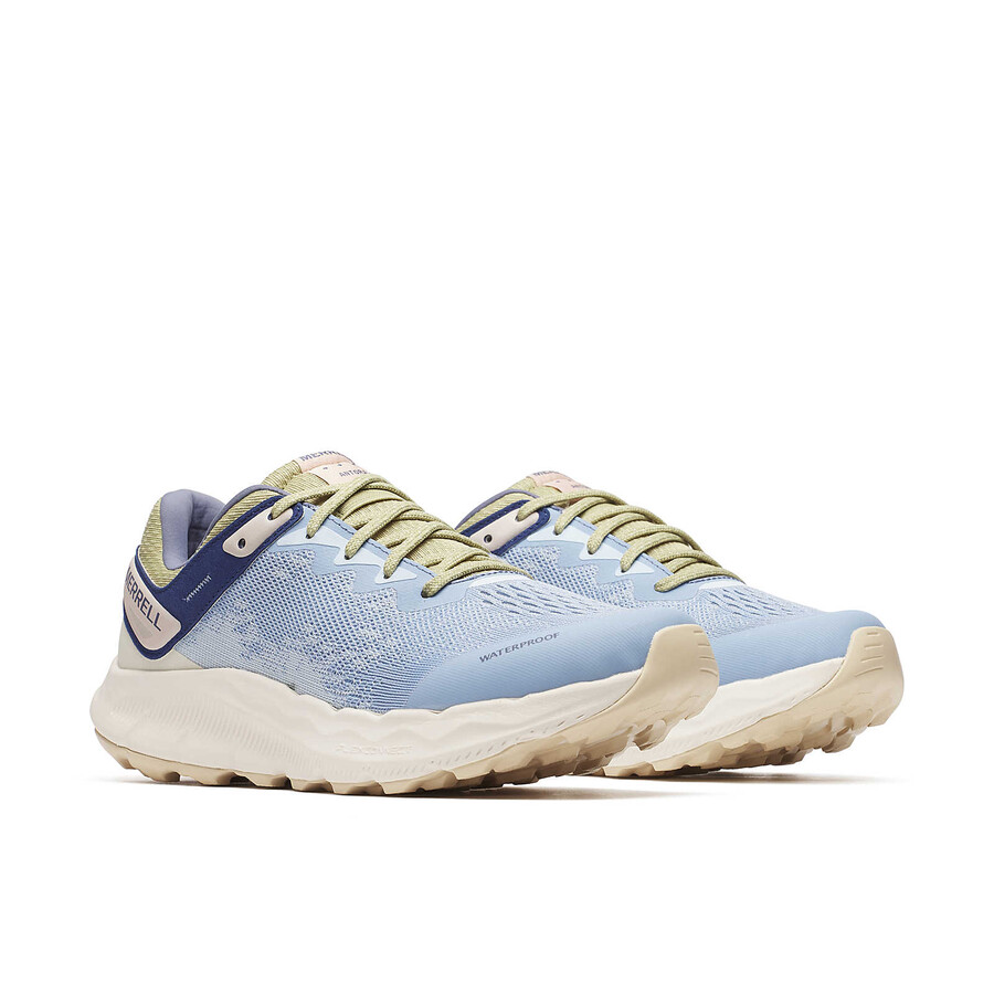 tênis de corrida de trilha impermeável feminino antora 4 cor seawaychalk