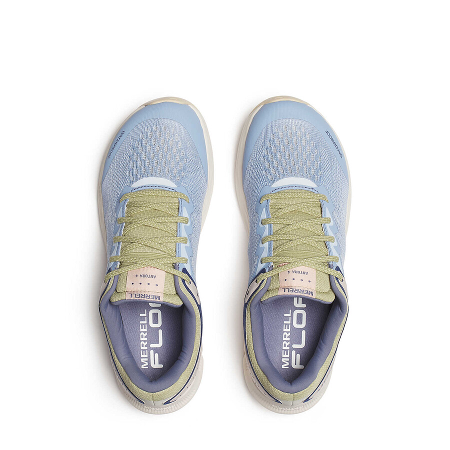tênis de corrida de trilha impermeável feminino antora 4 cor seawaychalk
