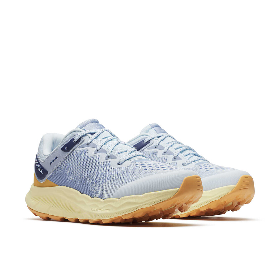 tênis de corrida feminino antora 4 trail azul gelo