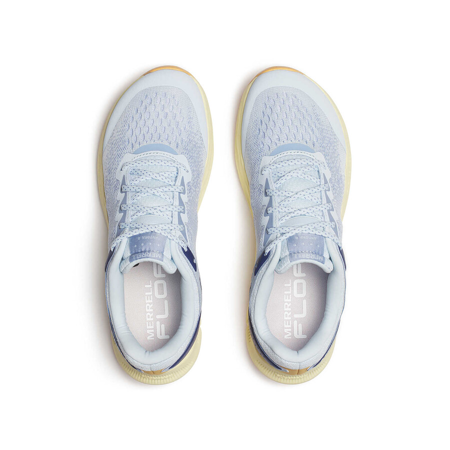 tênis de corrida feminino antora 4 trail azul gelo