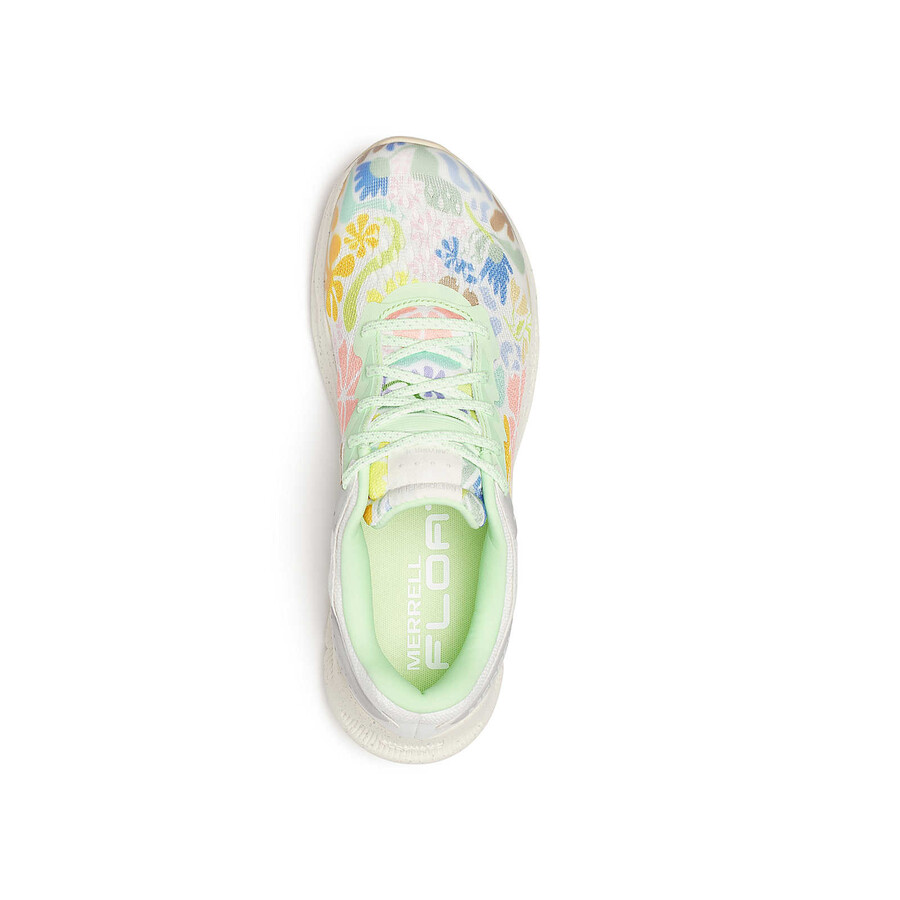 tênis de corrida feminino antora 4 trail na cor flora