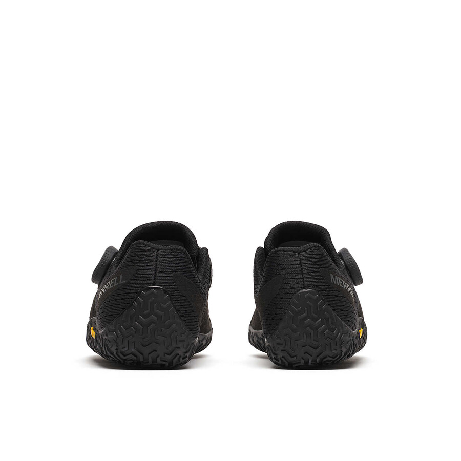 sapatos minimalistas femininos vapor glove 6 boa pretos.
