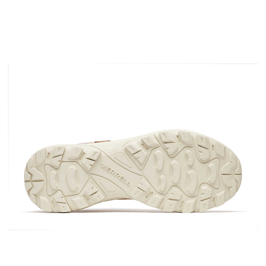 botas de caminhada impermeáveis femininas tempo sol mid na cor avelã