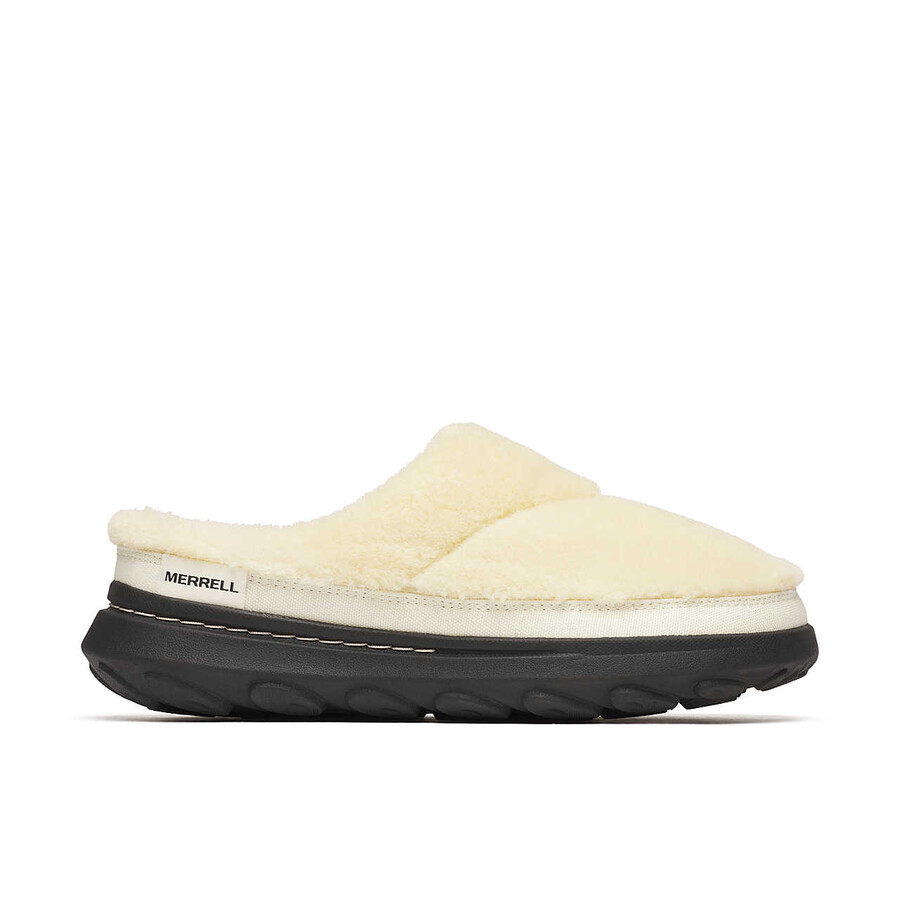 chinelo feminino hut moc 2 modelo slip-on confortável e casual cor areia.