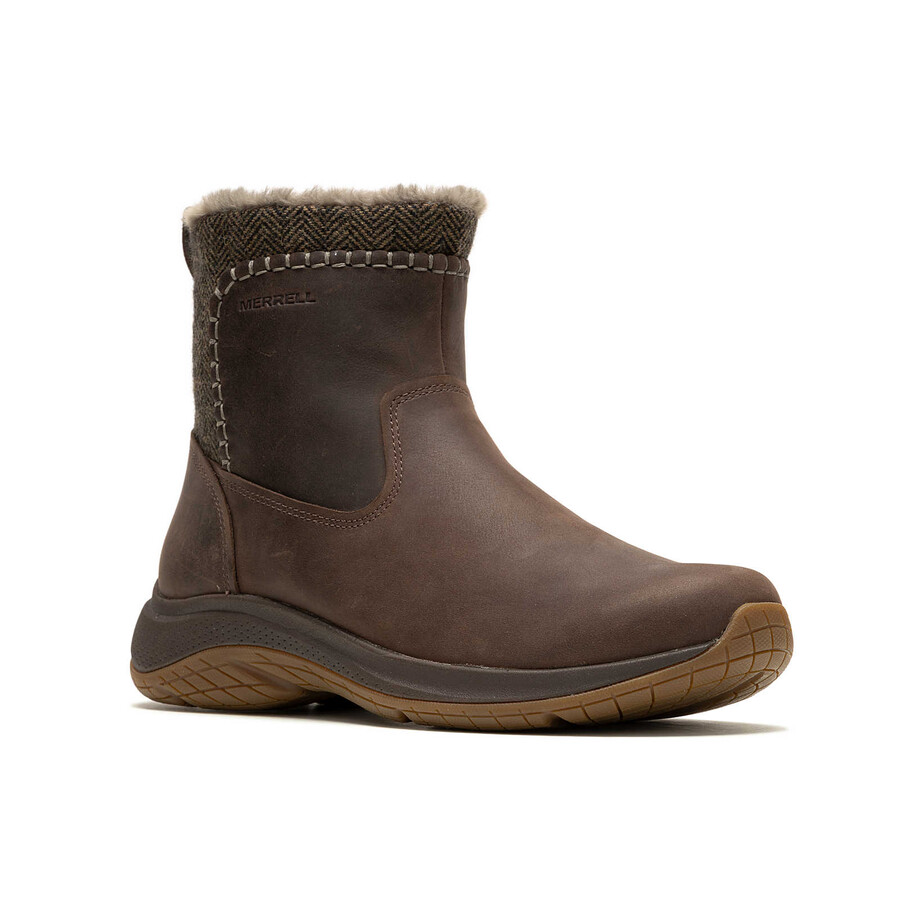 botas casuais de inverno femininas encore ice 5 mid zip bracken