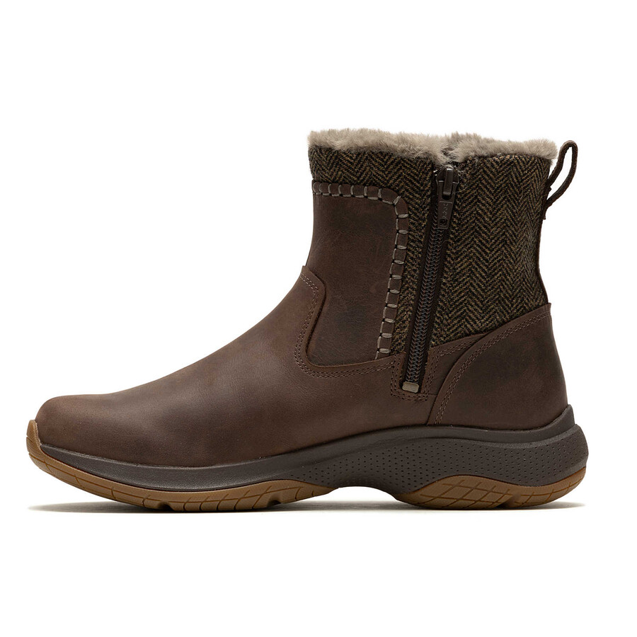 botas casuais de inverno femininas encore ice 5 mid zip bracken