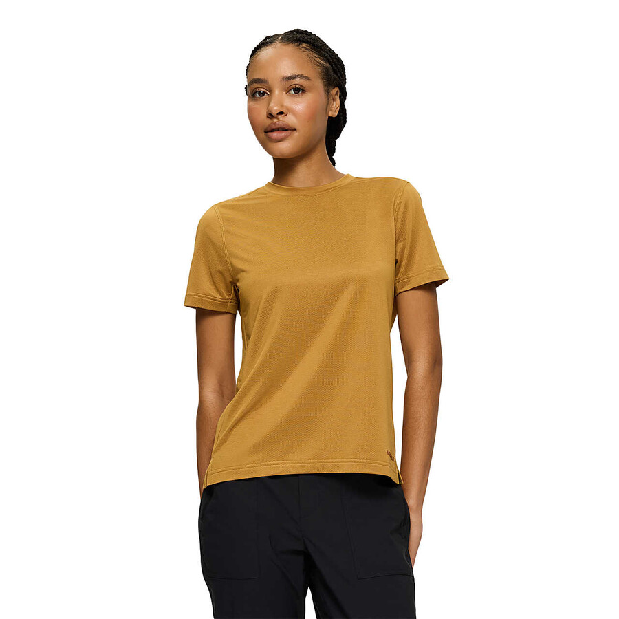 camiseta feminina de manga curta para atividades físicas - manga curta harvest