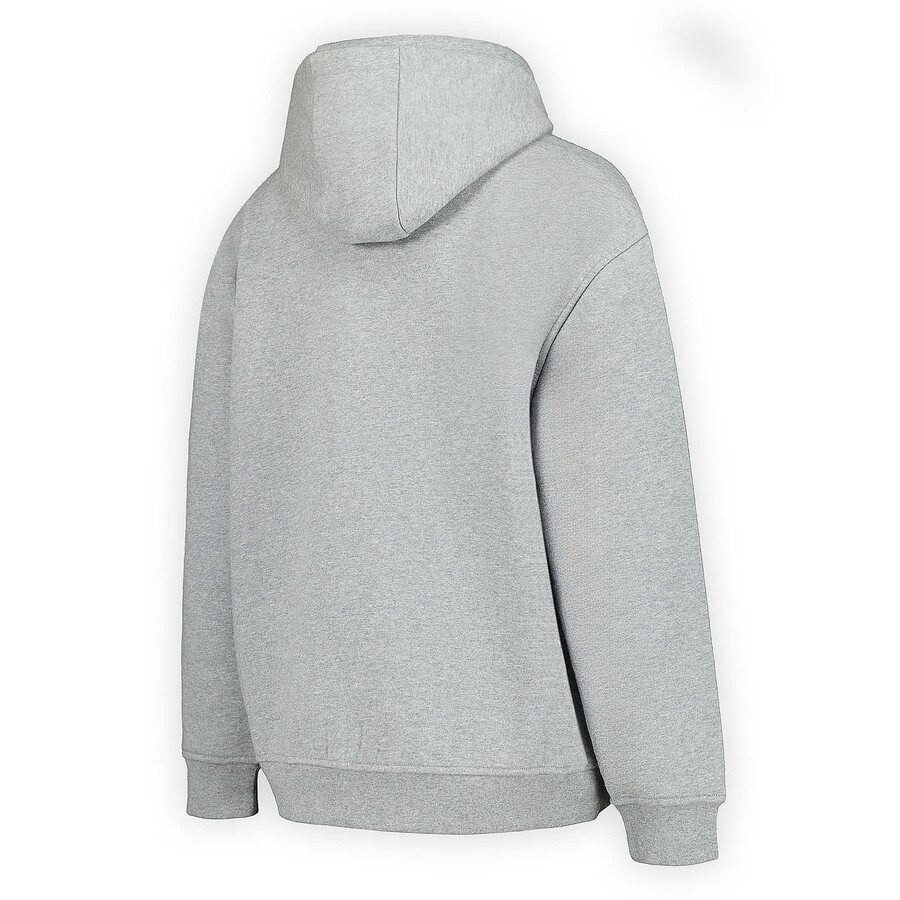 moletom feminino com capuz estilo descontraído - cinza mesclado