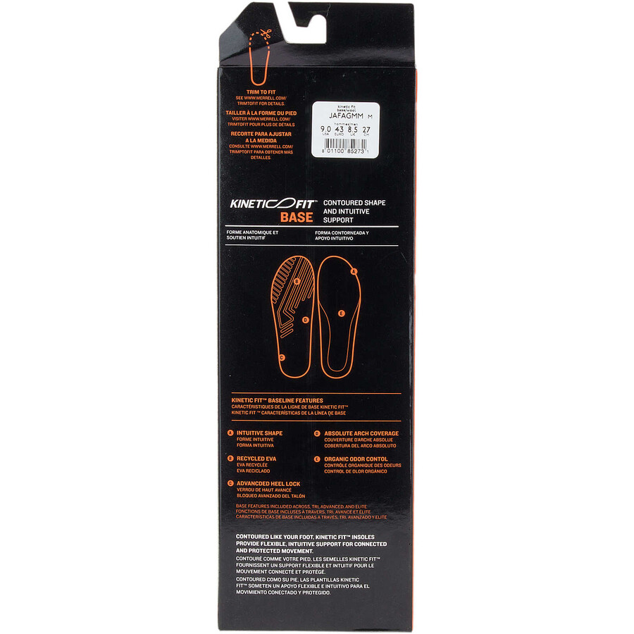 palmilhas femininas kinetic fit base em lã